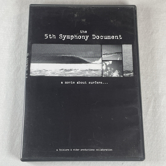 5th Symphony Surfing Documentary 2001 DVD Movie About Surfers Vtg International - Picture 1 of 3